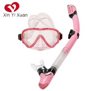 Masque de plongée en verre trempé XINYIXUAN avec tuba, anti-buée, étanche et réglable pour la plongée sous-marine et le snorkeling - Product Image 5