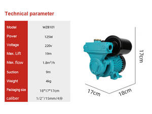 <span class=keywords><strong>Pompe</strong></span> de surpression à démarrage et arrêt automatiques, directement de l'usine, divers modèles pour chauffe-eau, douche, usage domestique - Product Image 4
