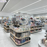 Étagère d'exposition multi-niveaux réglable pour papeterie, cadeaux, jouets et librairies