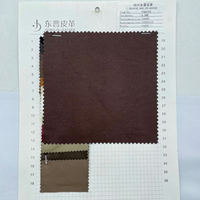 Épaisseur 0.4MM Bonne qualité Stock PU cuir se sent doux rayonne Base tissu cuir synthétique tissu