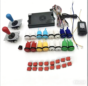 Kit DIY 26800 en 1 para Consola de Videojuegos Pandora Saga Box DX2 Plus con Joystick de 8 Vías, <span class=keywords><strong>Botones</strong></span> de Estilo Americano y Gabinete para Arcade <span class=keywords><strong>Bartop</strong></span> - Product Image 1