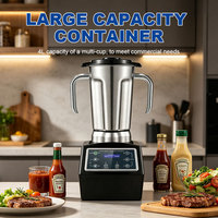 Blender commercial multifonction 20P, 26000 tr/min, 4 L, en acier inoxydable