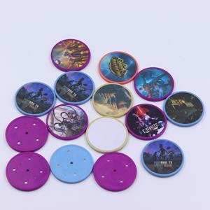 Casino <b>Clay</b> Sticker Poker Chips Custom Aluminium Poker Chip <b>Set</b> PS Token - Product Image 6