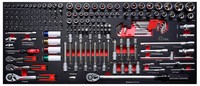 Chariot d'atelier professionnel neuf RT TOOL avec 12 tiroirs, contenant un ensemble d'outils de 541 pièces