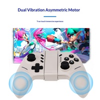 Control Inalámbrico para Juegos Q105 de Nueva Generación con Iluminación RGB, Control de Movimiento, Botón Turbo y Batería Recargable