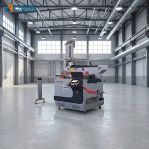 Machine de perçage et de fraisage CNC PLC Eworld haute précision 4,5 kW pour profilés aluminium et PVC, 380V/220V, garantie 1 an, multifonctionnelle - Product Image 1