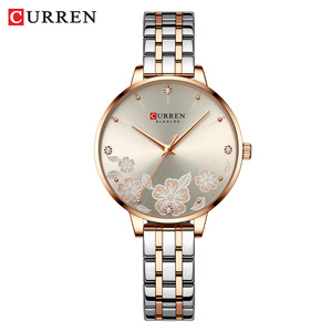 CURREN-Nouvelle <span class=keywords><strong>montre</strong></span> à quartz pour femmes, bracelet en acier inoxydable, nouvelle collection 9068, prête à être expédiée, style moderne - Product Image 2