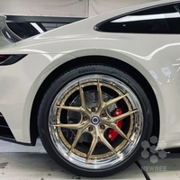 722Auto NB Jantes forgées polies brossées à déport profond en 2 pièces 20 21 22 pouces 5x112 5x120 5x130 pour Mercedes Classe S Maybach