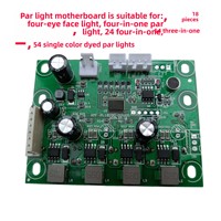 Carte mère Par Light 18/54/24 LED à quatre yeux, accessoire universel d'éclairage de scène, réparation de circuit imprimé 110V-220V IP Couleur