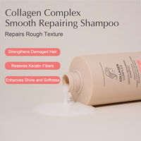 Champú y Acondicionador de Colágeno al por Mayor para Reparación de Cabello Dañado, Champú Sin Silicona, Marca Privada