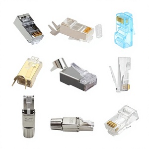 RJ45 Crystal Connector 8P8C Anti-interferentie RJ45-stekker voor 24-28AWG Solid Stranded LAN-kabel Netwerkrouter Switch-verbinding - Product Image 4