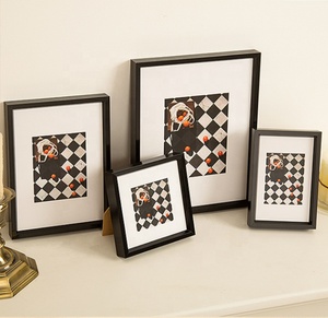 A1, A2, A3, A4, A5, 4x6,5x7,6x8,8x10,11x14,12x16, Bán buôn giá rẻ đen trắng vàng poster hình ảnh Acrylic Tường Khung bên trong hộp nhựa - Product Image 6