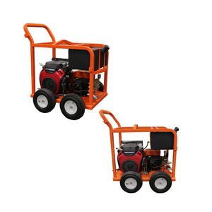 Hidrolavadora industrial práctica de agua fría a gasolina para lavado de alta resistencia de camiones, pisos, paredes, equipos y exteriores - Product Image 1