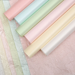 2026 Premium Flower Packaging <b>Paper</b> Solid Color Fashion Gift Bouquet Packaging <b>Paper</b> Flower Packaging Material - Product Image 1