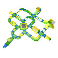 Grand toboggan gonflable commercial pour adultes et enfants Parc d'attractions pour jeux d'eau pour aire de jeux