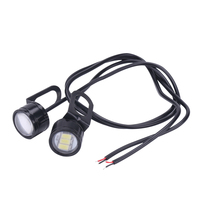 3SMD 5730 Eagle Eye LED Reverse Backup Light DRL diurne Running Light Signal ampoule Fog Lamp for Motorcycle White 12V