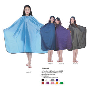 Cape de coupe de cheveux <span class=keywords><strong>professionnelle</strong></span> pour salon de coiffure, certifiée ISO 9001, SMETA et audit L'Oréal, avec trous pour les bras - Product Image 4