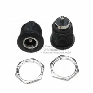 DC-022D 5.5*2.1mm / 5.5x2.5mm DC Power Plug Socket Connector With Nut Panel Mounting Jack Adaptor DC-022