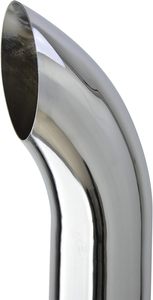 Terminale di scarico cromato Hoosier BS-HO0572CH per camion, diametro 5 pollici, lunghezza 72 pollici - Product Image 5