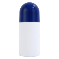 Vente en gros emballage cosmétique à bille roulante contenants de parfum ronds en plastique bouteille de parfum à bille de 50ml bouteille de déodorant personnalisée