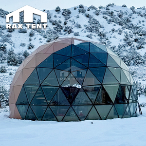 Glamping geodetic vetro cupola tenda per campeggio Hotel quattro stagione di utilizzo negli Stati Uniti d'America - Product Image 2