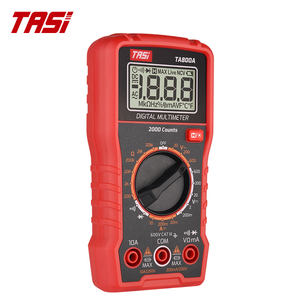 جهاز قياس رقمي ذكي احترافي TASI TA800A، مقياس جهد حقيقي RMS حتى 600 فولت تيار متردد/مستمر، جهاز اختبار تيار مستمر 10 أمبير، اختبارات الاستمرارية والديود - Product Image 3