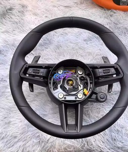 Volante de Cuero para Automóvil, Directo de Fábrica, para <span class=keywords><strong>Porsche</strong></span> Macan, <span class=keywords><strong>Cayenne</strong></span>, 718, 911, Panamera - Product Image 5