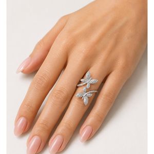 Jewelspaark Diamond <b>Ring</b> 1.00 Cttw Round Cut Natural White 925 Sterling Silver Engagement Jewelry For Women Size 9 - Product Image 2