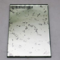 Factory Direct Vintage Mirror Glass Mercury Effect Antique Silver Mirror Sheet Cut to Size for Interior Design