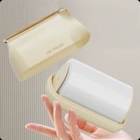 Rouleau adhésif pour cheveux lavable et portable pour nettoyer les vêtements, outil puissant pour coller les cheveux sur les rouleaux