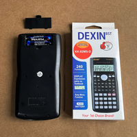 Calculatrice Scientifique Avancée DEXIN Scolaire 12 Chiffres 240 Fonctions pour Étudiants avec Horloge