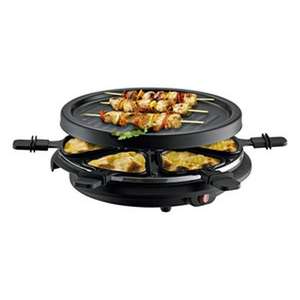 Raclette e piastra per 6 persone, 800W, ideale per cucinare e godersi cene in gruppo. - Product Image 1
