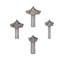 Fraiseuse à face multi-angles 6 cannelures pour le travail du bois (30/45/60) en carbure revêtu de TiCN pour centre d'usinage CNC haute vitesse OEM