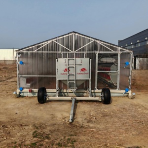 โรงเรือนเลี้ยงไก่เคลื่อนที่ขนาดใหญ่ 15x5 เมตร โครงเหล็กชุบสังกะสีแบบร้อน รับน้ำหนักได้มาก สำหรับเลี้ยงสัตว์ปีก - Product Image 4