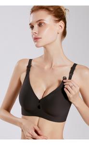 <span class=keywords><strong>Ropa</strong></span> <span class=keywords><strong>interior</strong></span> de <span class=keywords><strong>lactancia</strong></span> antiflacidez para mujer, sujetador de talla grande para mujer embarazada, Copa fija fina ajustable, alimentación posparto transpirable - Product Image 5