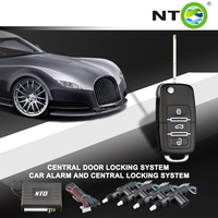 NTO Direct Usine Système de Verrouillage Centralisé de Portes de Voiture Télécommandé Universel 12V/24V CC pour 4 Portes, Serrure Haute Efficacité pour Camion