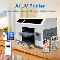 Imprimante à plat UV A3, fabrication directe par le fabricant, tête d'impression XP600, imprimante à jet d'encre UV CMYKWW pour coque d'iPhone