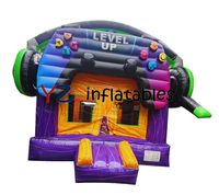 Château gonflable sur le thème des joueurs, château gonflable pour fête, château gonflable géant pour les fêtes d'enfants, location de château gonflable