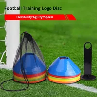 Set Kerucut Sepak Bola PE Ukuran Jumbo Tahan Lama untuk Latihan Kelincahan Olahraga Sepak Bola Dewasa dan Anak-Anak di Luar Ruangan dan Dalam Ruangan