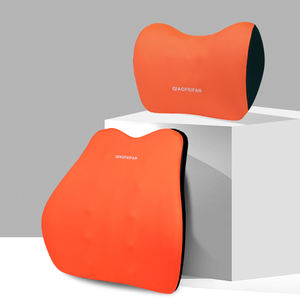 Almohada de Soporte Lumbar para Reposacabezas de Auto de Lujo, Tejido Transpirable de Seda de Hielo, Soporte Lumbar para <span class=keywords><strong>Asiento</strong></span> de Auto, Almohada de Respaldo Abarth - Product Image 2