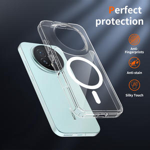 <span class=keywords><strong>Coque</strong></span> transparente <span class=keywords><strong>Honor</strong></span> Magic 8 en gros d'usine avec protection anti-rayures et anti-jaunissement, <span class=keywords><strong>coque</strong></span> arrière magnétique transparente pour téléphone portable - Product Image 3