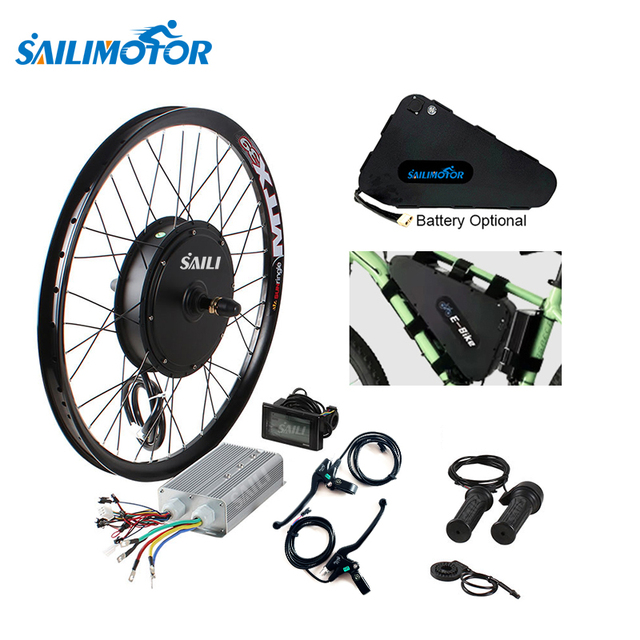 Sailimotor E-bike Kit 48v 1500w 52v 2000w Sail 60v 72v 3000w Direct Hub Motor Conversion Kit with Battery for Electric Bike