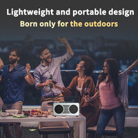 Ensemble de haut-parleurs de karaoké portables professionnels ABS-D2 Mini pour 5.0 pour l'extérieur, éclairage LED RVB, home cinéma, scène, ordinateur