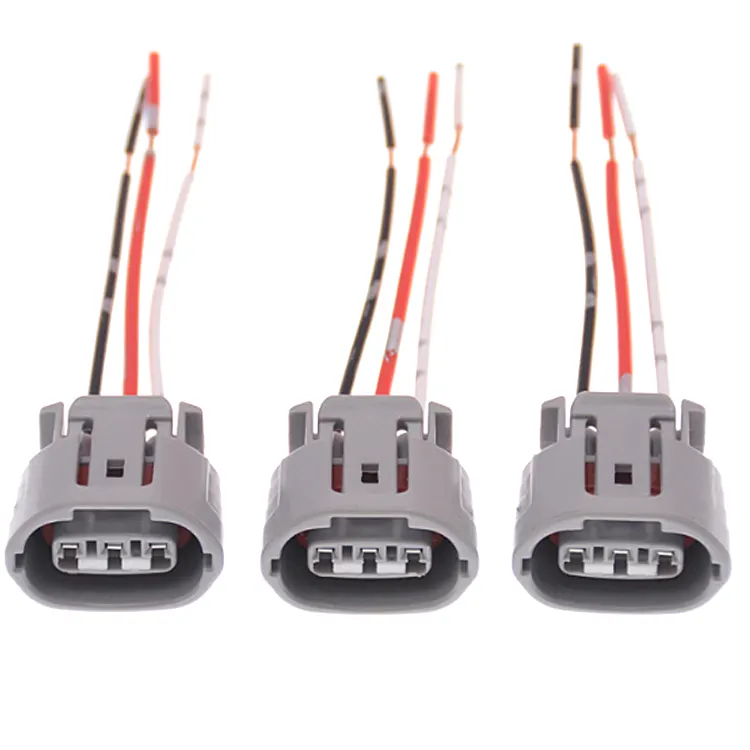 Plug cabos elétricos para gerador, conectores de fio elétrico com 3 pinos para ex35 g35 car 6189-0443 90980-11349