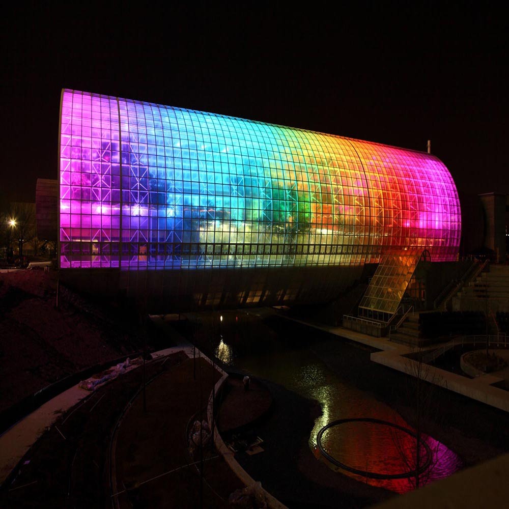 36W IP66 de aluminio de Color Rgb transformar al aire libre iluminación arquitectónica con Dmx controlador