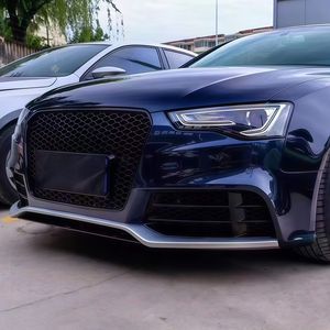 Grille avant de Style RS5 pour <span class=keywords><strong>Audi</strong></span> A5 <span class=keywords><strong>S5</strong></span> B8.5 grille en nid d'abeille maille de lifting calandre de pare-chocs avant 2012 2013 2014 <span class=keywords><strong>2015</strong></span> 2016 - Product Image 3