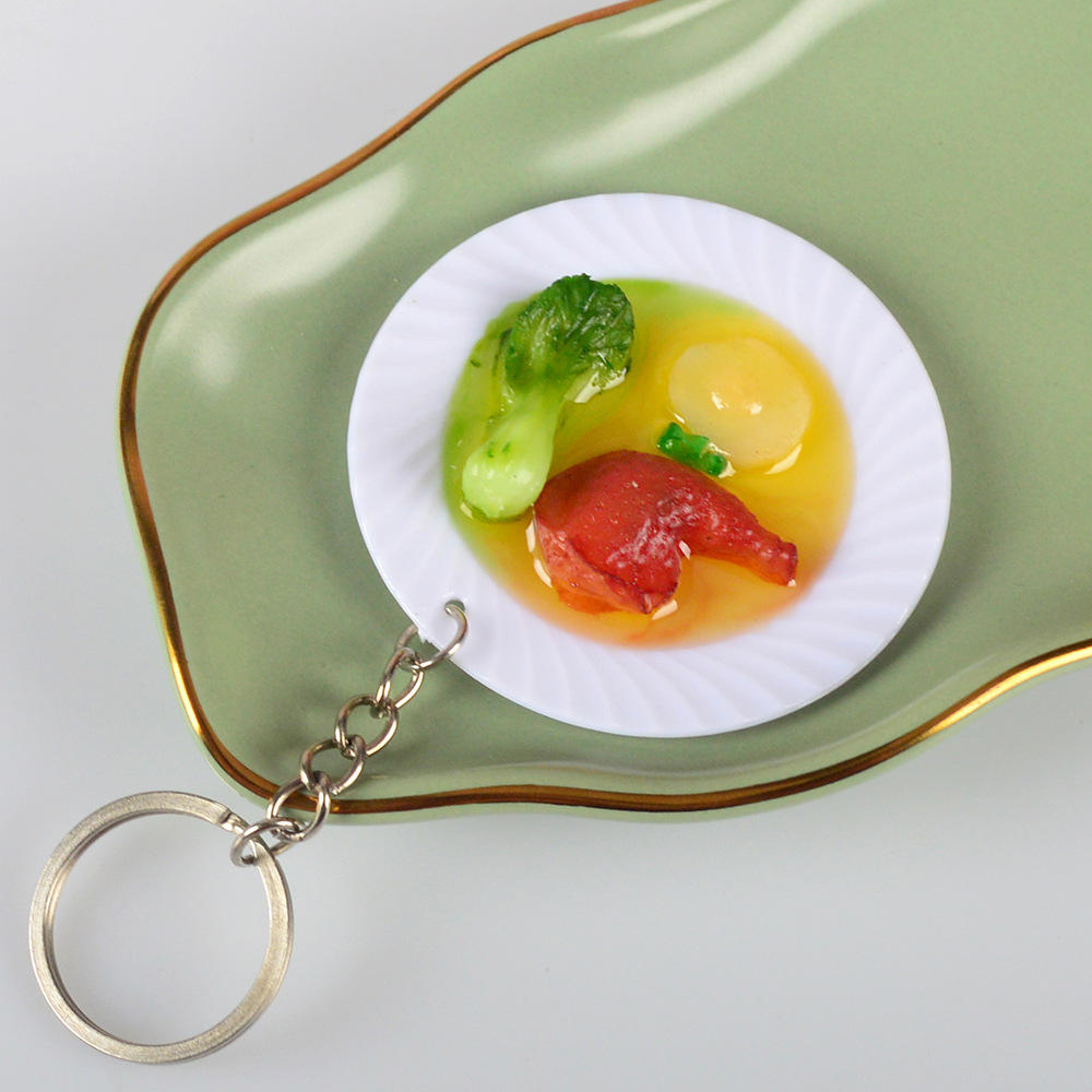 ขาไก่และผัก