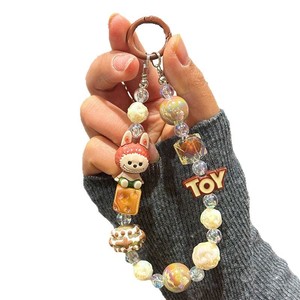 Lindos dijes de cuentas pintados a mano de Bubu para teléfono, adornos de muñecas de cuentas, llaveros de dibujos animados, accesorios para bolsos y cajas sorpresa - Product Image 1