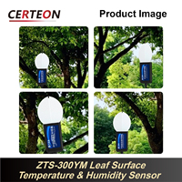 ZTS-300YM Pemantauan Rumah Kaca Akurat IP68 0-10V 4-20mA RS485 Sensor Suhu dan Kelembaban Permukaan Daun