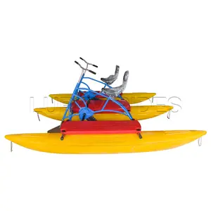 inflatable water banana boat yellow bike pedal boats for sale